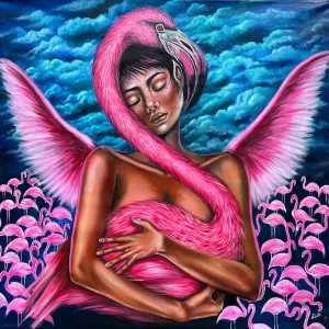 Flamingo Goddess