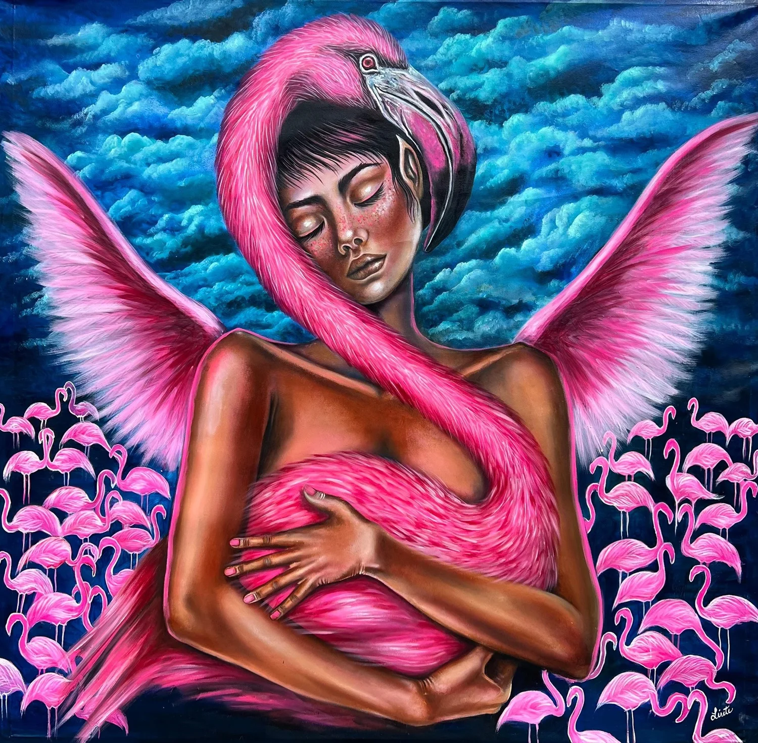 Flamingo Goddess